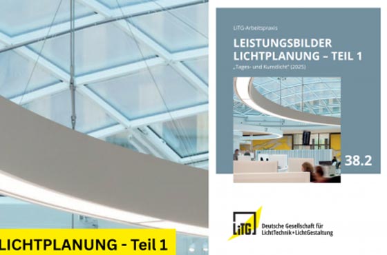 Cover Leistungsbilder Lichtplanung »Tages- und Kunstlicht«, Teil 1 – TROPP LIGHTING DESIGN