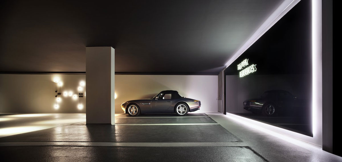 Kitzbühel Residenz Tiefgaragenstellplätze für Luxusautos - TROPP LIGHTING DESIGN